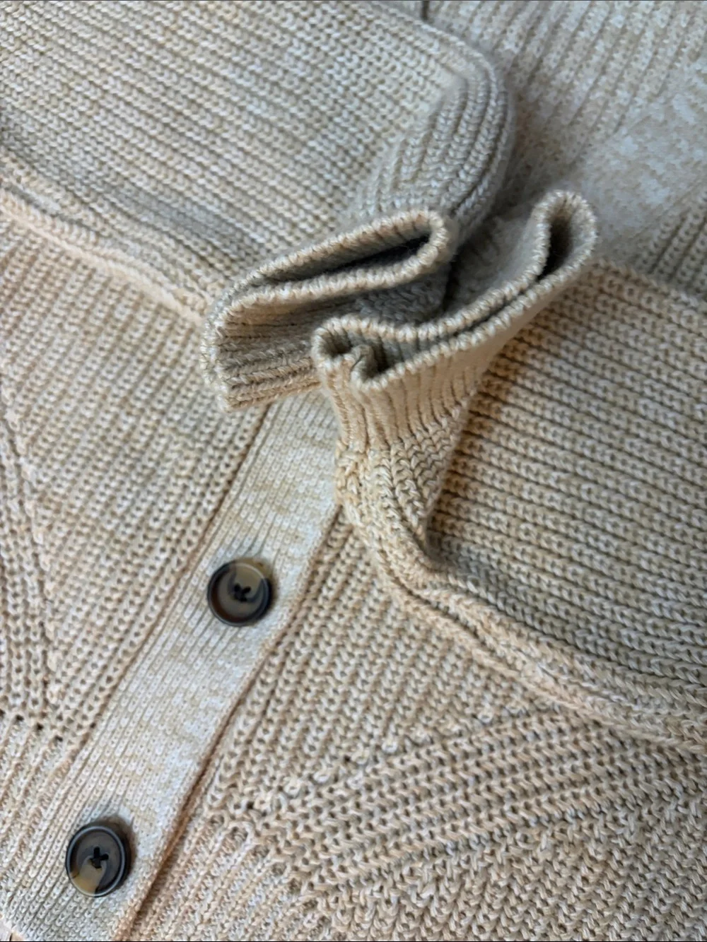 GAP Kids Cream Button-Front V-Neck Cardigan Girls Size Medium (8) NWOT